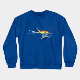 Jet-Packs Save Lives: Shark Attack Crewneck Sweatshirt